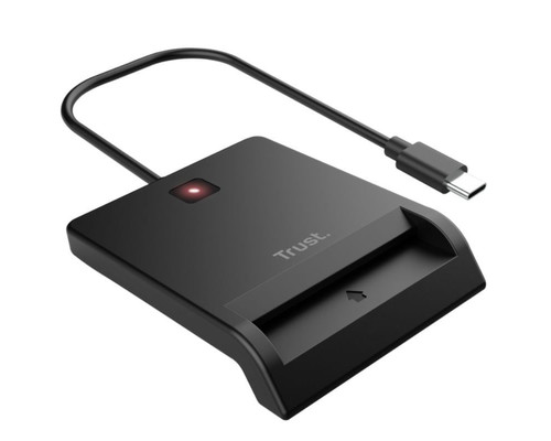 LECTOR TARJETAS EXTERNO USB-C PRIMO NEGRO TRUST
