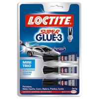 PEGAMENTO EN TUBO SUPER-GLUE-3 MINI TRIO 3X1G LOCTITE