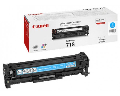 TONER CYAN CANON MF724/728/729CX/LBP7210/7660/7680 (718)