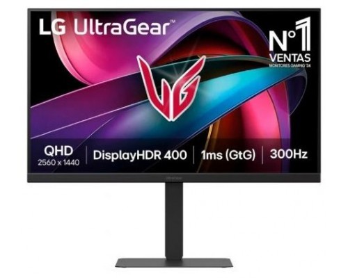 MONITOR GAMING LG ULTRAGEAR 27G640A-B 27" IPS QHD (2560X1440) 300HZ 1 MS