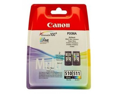 Canon Cartucho MultiPack PG-510/CL511+papel