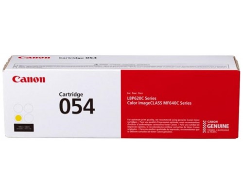 TONER AMARILLO CANON 054