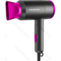SECADOR DE PELO PLEGABLE DE VIAJE 1800W NEGRO AIGOSTAR