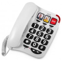 SPC 3295B Telefono CONFORT NUMBERS 2 Blanco