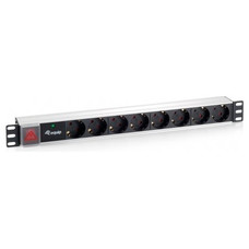 Regleta alimentacion equip rack 19 pulgadas 1u-MR4 Regleta alimentacion equip rack 19 pulgadas 1u