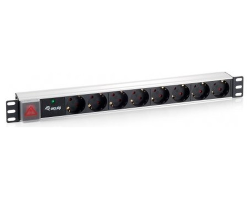 Regleta alimentacion equip rack 19 pulgadas 1u