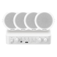 Hikvision DS-QAE0KA60206-4 Kit 1xAmpl 4xAlta Techo-25IA Hikvision DS-QAE0KA60206-4 Kit 1xAmpl 4xAlta Techo