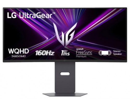 LG 34G600A-B  Monitor34"WQHD 160h 1m DP HDMI AA cu