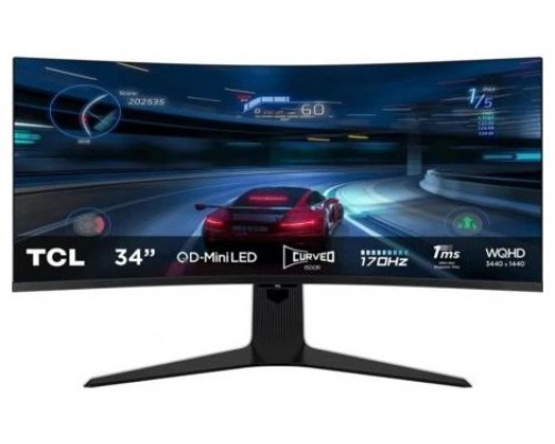 TCL 34R83Q Monitor 34" MiniLed 4K 170Hz 1ms Curv