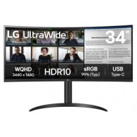 LG 34WR50QK-B monitor 34" WQHD 2xHDMI DP curvo