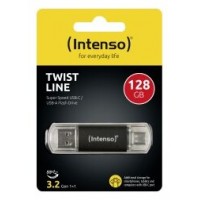 Intenso 3539491 Lápiz USB 3.2 128Gb Twist Line A+C