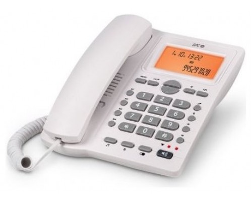 SPC 3612B Telefono OFFICE ID 2 LCD Blanco