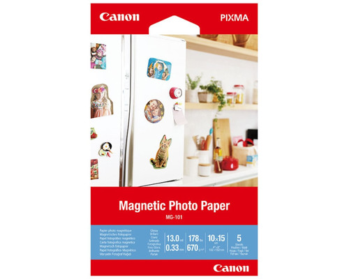 Papel canon foto magnetico mg - 101 3634c002-MR1 Papel canon foto magnetico mg - 101 3634c002