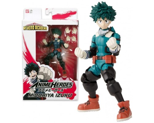 BANDAI ROJO FIGURA ARTICULADA BANDAI MY HERO·