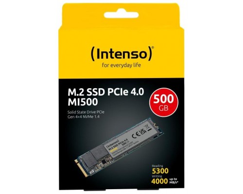 Intenso MI500 SSD 500GB PCIe Gen 4x4 NVME 1.4