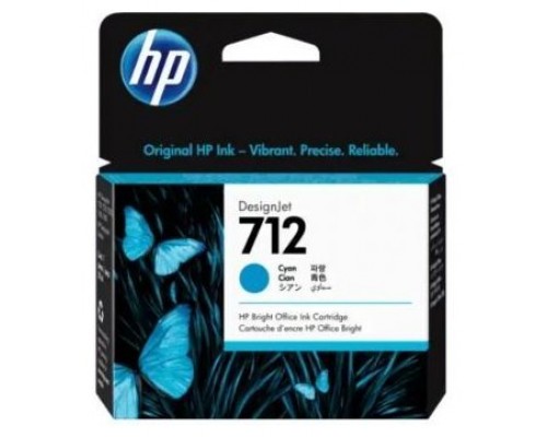 HP Cartucho 712 Cian