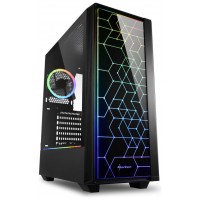 CAJA SHARKOON RGB LIT 100 ATX NEGRO