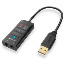 TARJETA DE SONIDO SHARKOON SB2 USB 2X3.5MM TRRS JACK