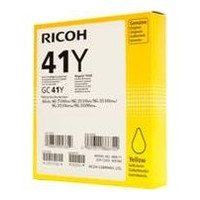 Cartucho gel ricoh gc - 41y amarillo (2500-7MR Cartucho gel ricoh gc - 41y amarillo (2500