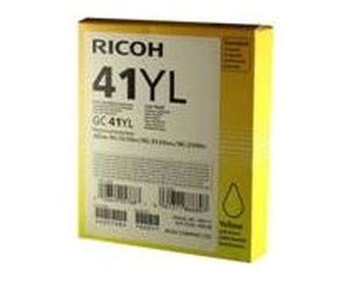 Cartucho gel ricoh gc - 41yi amarillo (600-MR6 Cartucho gel ricoh gc - 41yi amarillo (600