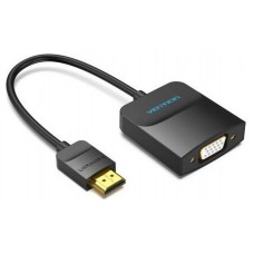 CONVERSOR HDMI A VGA 0.15 M NEGRO VENTION