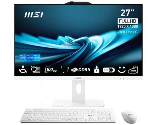 BAREBONE MSI AIO PRO AP272P i512400_16GB _1TB WHITE