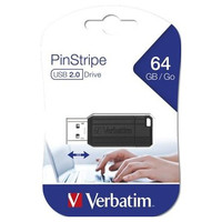 Memoria usb 2.0 verbatim pinstripe 64gb