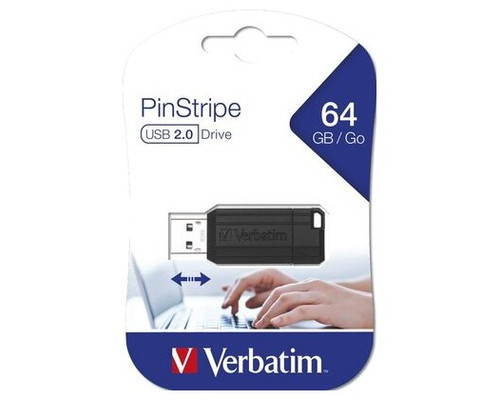 Memoria usb 2.0 verbatim pinstripe 64gb-MR2 Memoria usb 2.0 verbatim pinstripe 64gb