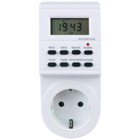 Programador silver electronic digital semanal 3600w-2MR Programador silver electronic digital semanal 3600w