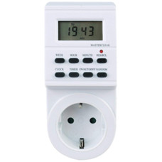 Programador silver electronic digital semanal 3600w-MR2 Programador silver electronic digital semanal 3600w