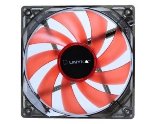 VENTILADOR AUXILIAR UNYKA COOLER FAN 120mm LED RED