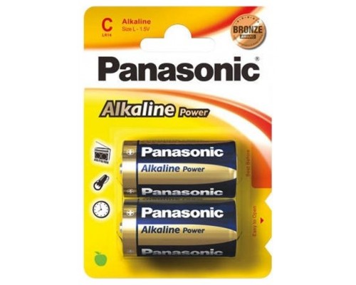 PILA PANASONIC LR14 ALKALINE 2 UNIDADES