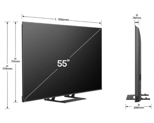 Hisense 55A7Q TV 55" UHD QLED SMART TV HDR10+-IA87 Hisense 55A7Q TV 55" UHD QLED SMART TV HDR10+