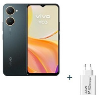 VIVO Y03 6.56" 4Gb(+4) 128Gb Black + Cargador 44W-16IA VIVO Y03 6.56" 4Gb(+4) 128Gb Black + Cargador 44W
