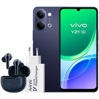 VIVO Y21 5G 4Gb(+4) 256Gb Black Cargador + Auric.-37IA VIVO Y21 5G 4Gb(+4) 256Gb Black Cargador + Auric.