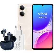 VIVO Y21 5G 4Gb(+4) 256Gb Gold Cargador + Auric.-IA37 VIVO Y21 5G 4Gb(+4) 256Gb Gold Cargador + Auric.