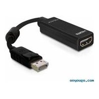 Delock Adaptador Displayport M a HDMI H Negro