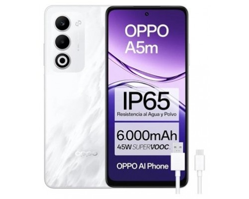 OPPO A5m 6.67" HD+ 8Gb 256Gb IP65 Mist White