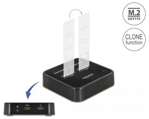 Delock M.2 Estación de acoplamiento para 2 x M.2 S-IA25 Delock M.2 Estación de acoplamiento para 2 x M.2 S
