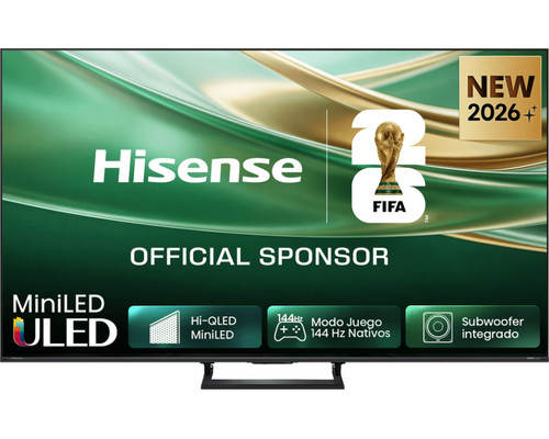 TELEVISOR 65"" MINILED UHD 4K QUANTUM DOT 144Hz 65E8S SMART TV HISENSE-AA130 TELEVISOR 65"" MINILED UHD 4K QUANTUM DOT 144Hz 65E8S SMART TV HISENSE