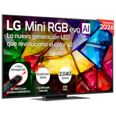 TV LG MINI RGB EVO AI 65MRGB87B6B 65" 4K UHD 120HZ SMART TV WEBOS HDR10 DOLBY VISION-DI217 TV LG MINI RGB EVO AI 65MRGB87B6B 65" 4K UHD 120HZ SMART TV WEBOS HDR10 DOLBY VISION