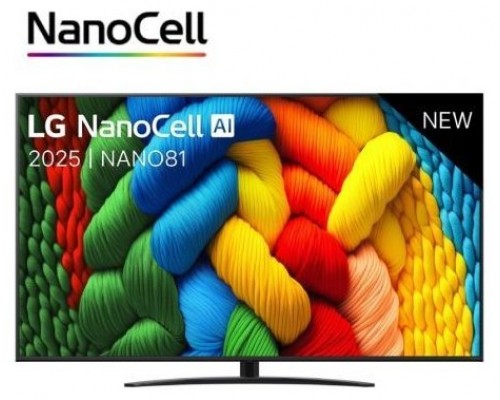 TV LG 65" 65NANO81A6A NANOCELL UHD 4K