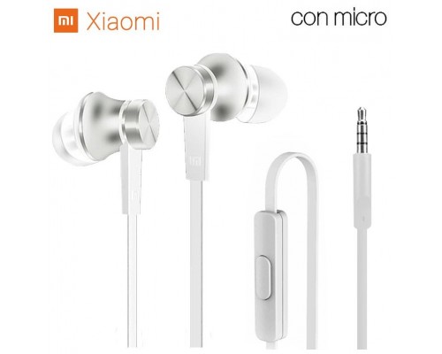 AURICULAR BASIC IN-EAR PLATA XIAOMI