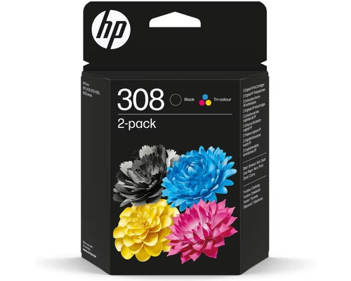 Pack cartuchos tinta hp 308 negra-MR6 Pack cartuchos tinta hp 308 negra