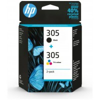 HP Cartucho Multipack 305 Negro+Color