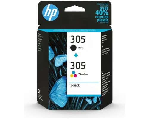 HP Cartucho Multipack 305 Negro+Color