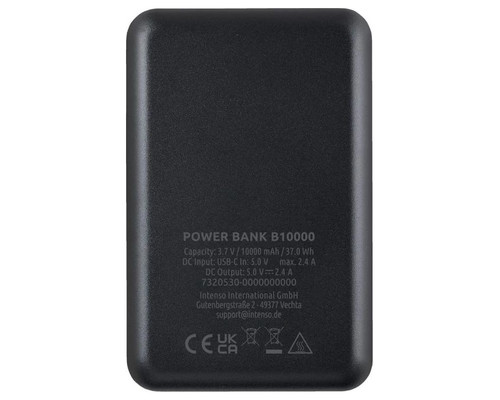 Intenso | PowerBank B10000 | 10000 mAh Negro-IA7 Intenso | PowerBank B10000 | 10000 mAh Negro