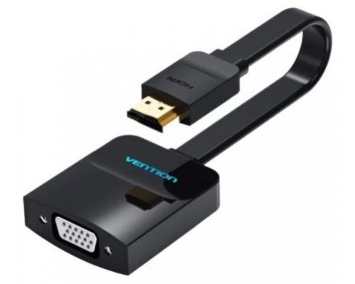 CONVERSOR HDMI/M A VGA/H JACK 3.5/H 0.15 M NEGRO VENTION