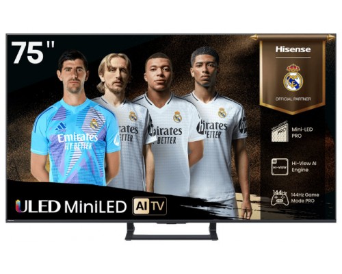TELEVISOR 75"" MINILED UHD 4K QUANTUM DOT 144Hz 75E8Q SMART TV HISENSE