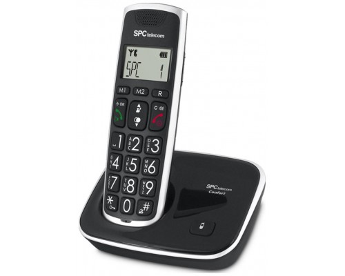 SPC 7608N Telefono DECT CONFORT KAISER Negro